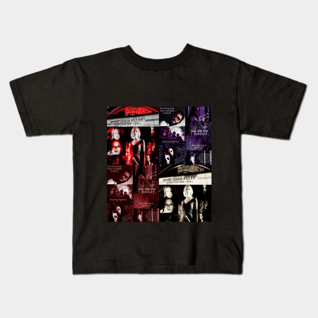 Mystic Demon Killer story art Kids T-Shirt by Fussell Films